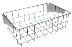Trådkorg Stor Konsol RAL9005
