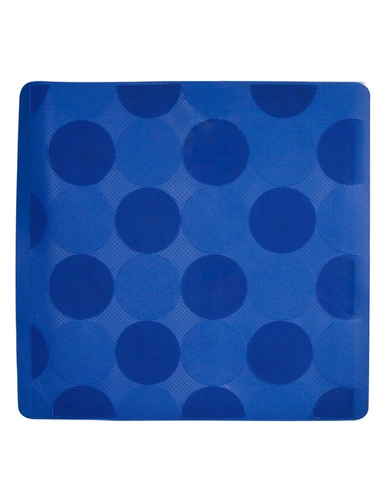 Halkmatta Duschy Bubbles Blå 50x50cm
