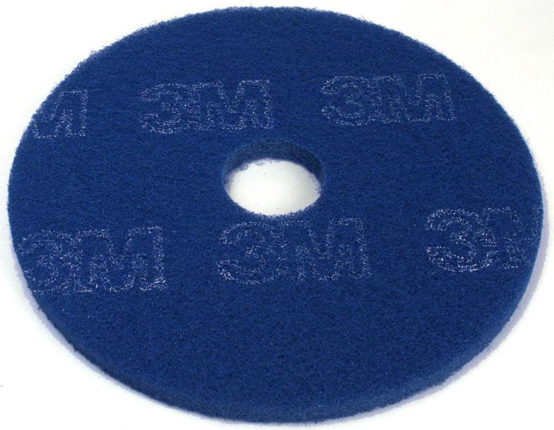 Golvvårdsrondell 3M Blå 15 Inch