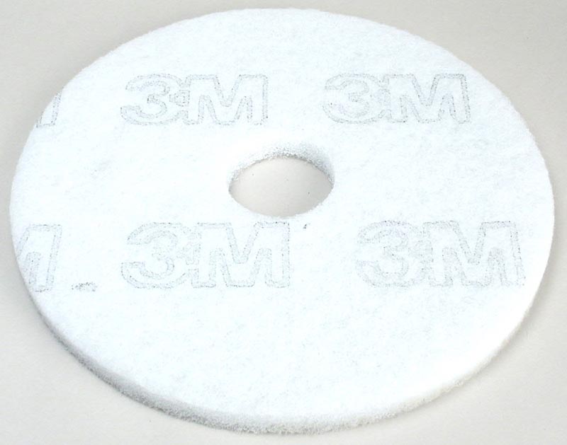 Golvvårdsrondell 3M Vit 19 Inch