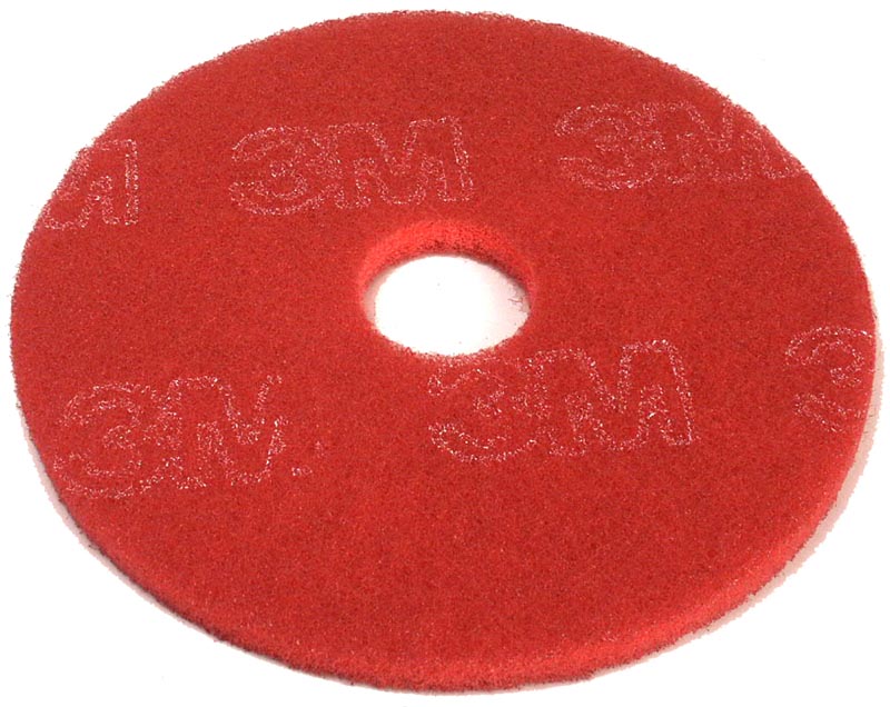Golvvårdsrondell 3M Röd 18 Inch