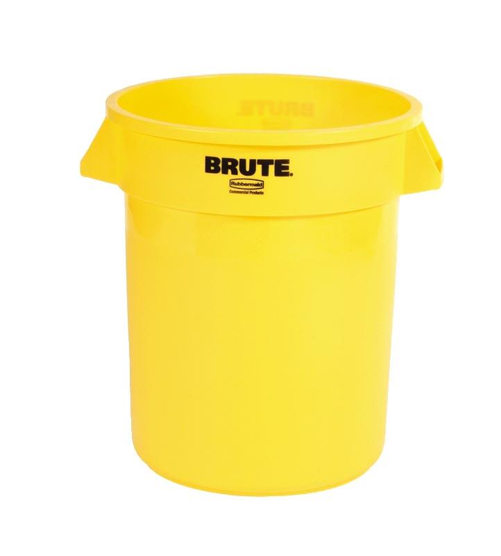 Soptunna Rubbermaid Brute Gul 76L