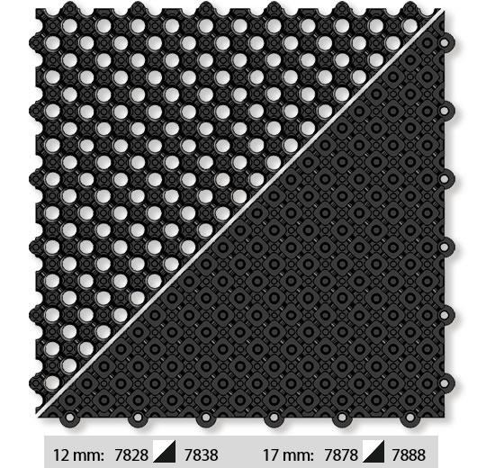 Entrematta Forbo 7888 Coral Click Plain Stängd 24x24cm