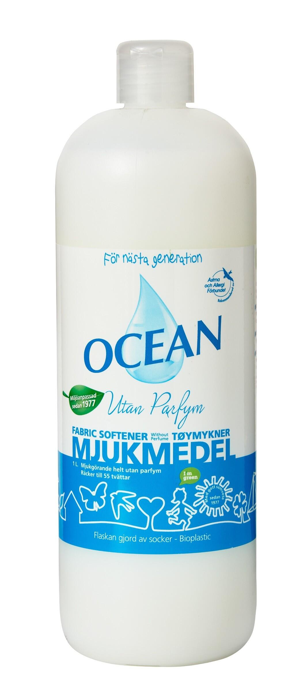 Mjukmedel Ocean Oparfymerad 1L