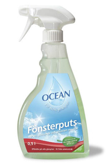 Fönsterputsmedel Spray Ocean 500ml