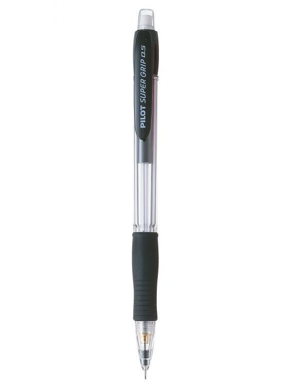 Stiftpenna Pilot Super Grip Svart 0.5mm