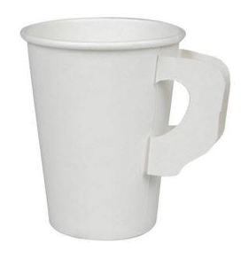 Kaffebägare Abena med Öra Vit 25cl 50st