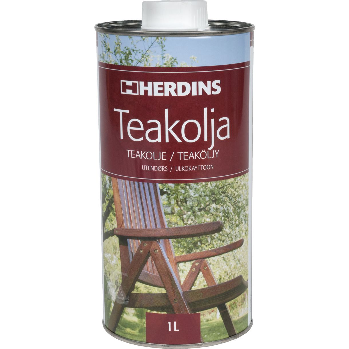 Teakolja Herdins Utomhus 1L