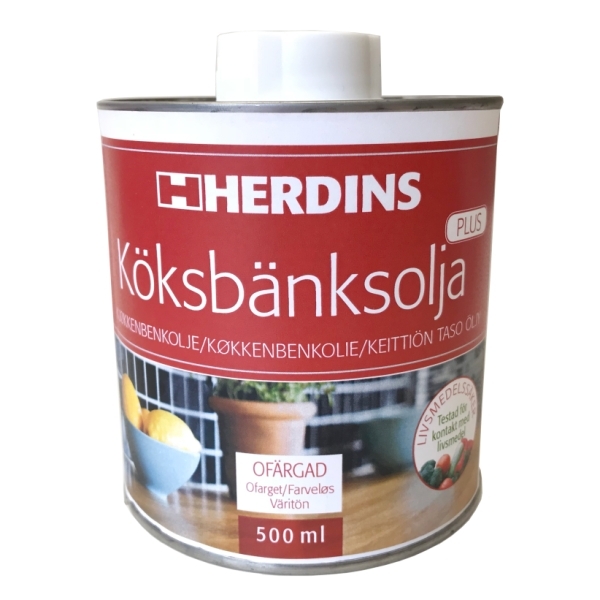Köksbänksolja Herdins Plus 500ml