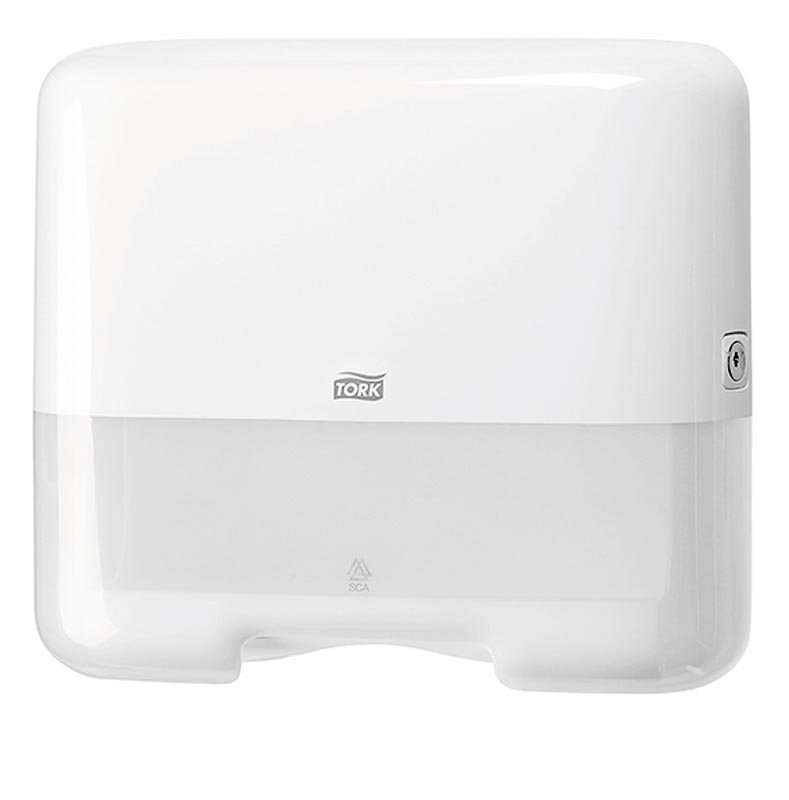 Pappersdispenser Tork Handduk Mini H3 Vit