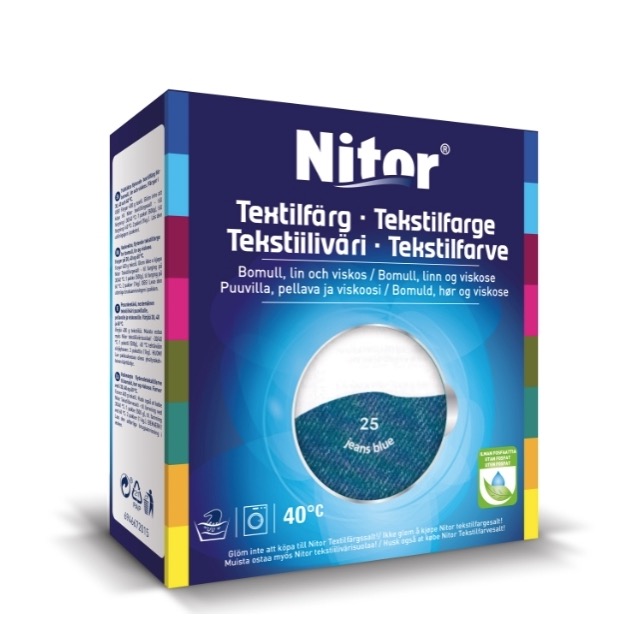 Textilfärg Nitor Allmogeblå 25