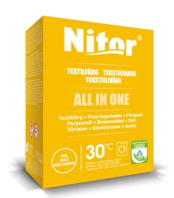 Textilfärg Nitor All in one Gul 230g