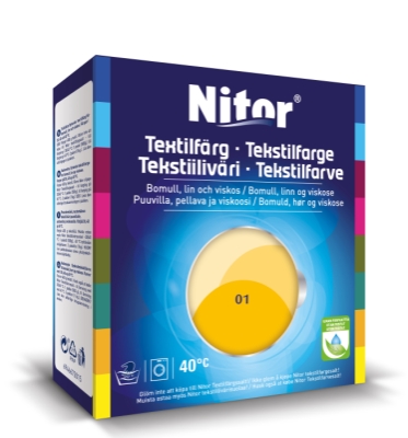 Textilfärg Nitor Solros 01