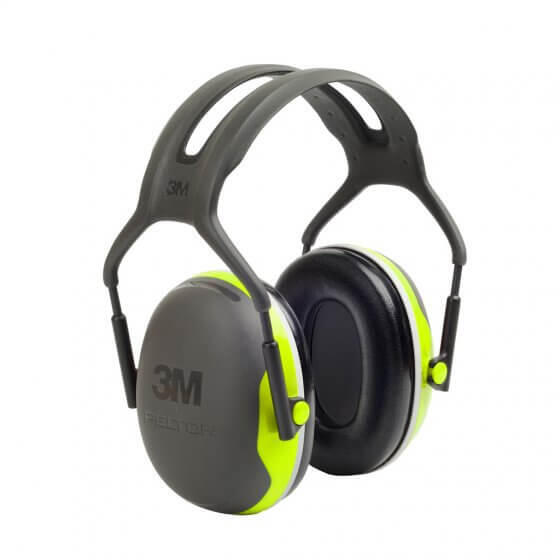 Hörselkåpa 3M Peltor X4 Headband Lime/Grå