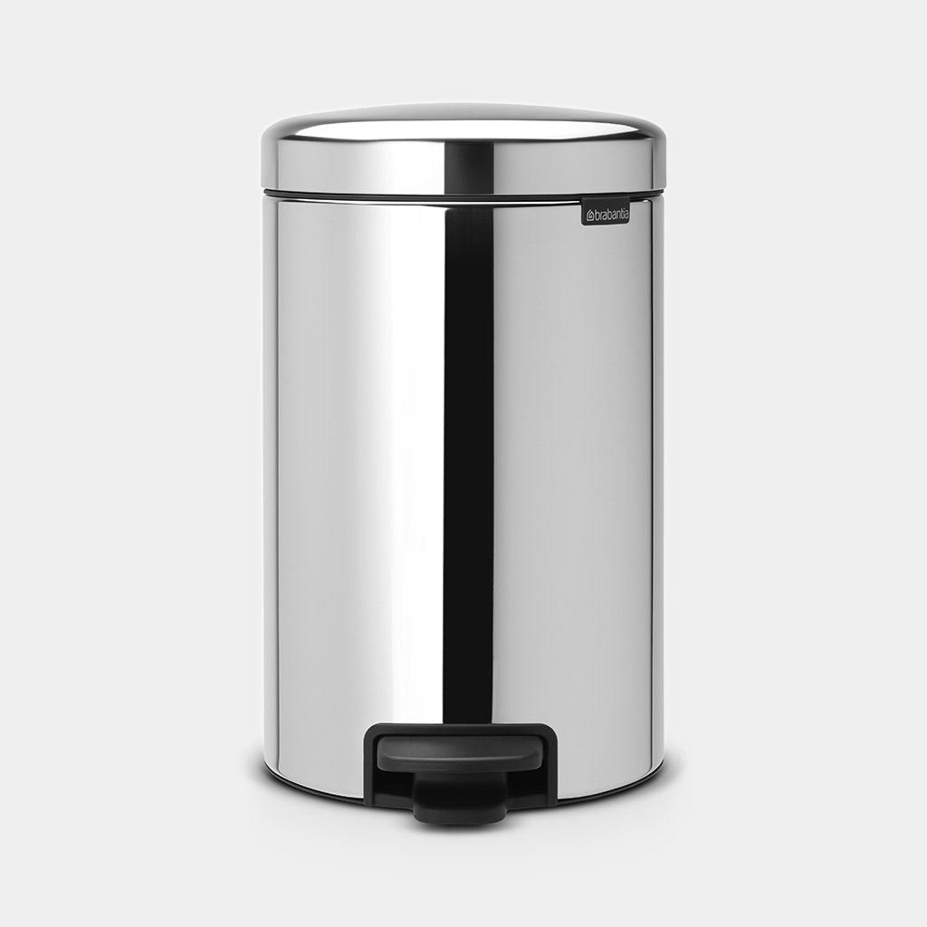 Pedalhink Brabantia NewIcon Bin Blankborstat Stål 12L
