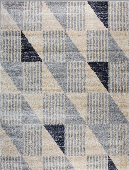 Matta D-sign A1145 Creme/Rök 160x230cm