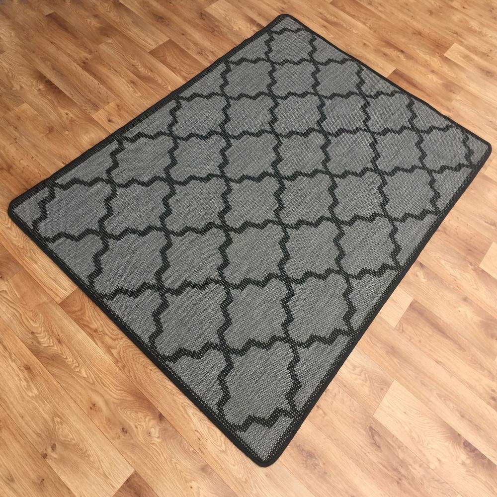 Matta Sisal M1019 Grå/Svart 200x290cm