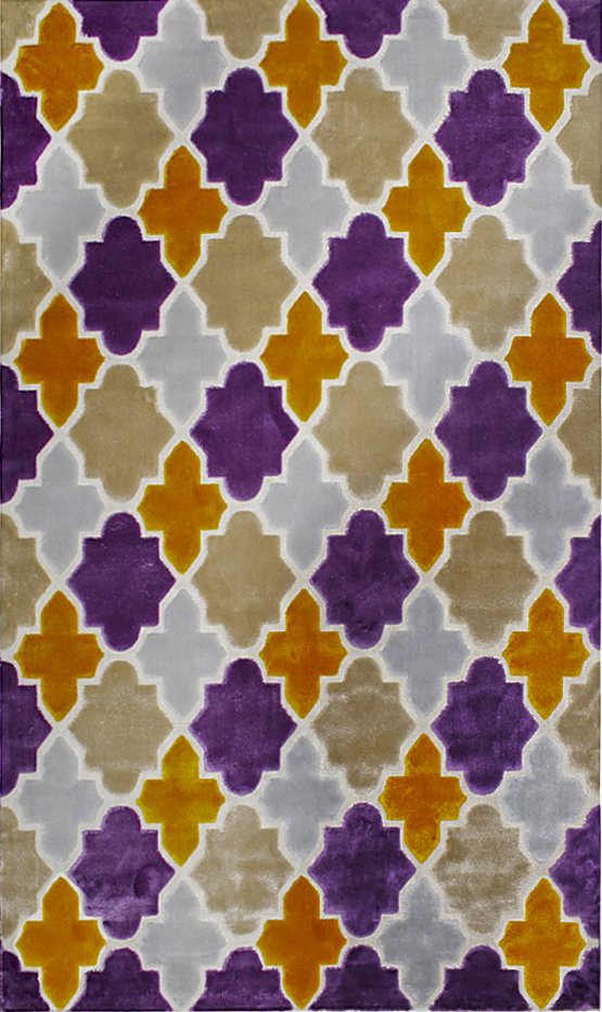 Matta Pierre Cardin D1504 Blå/Lila 160x230cm