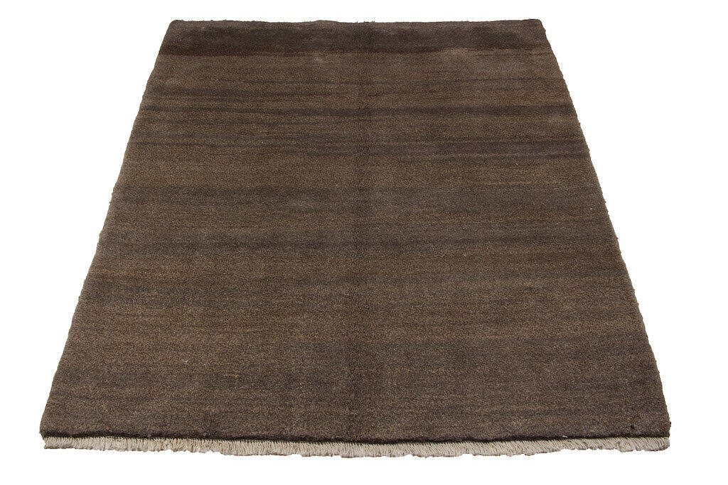 Handknuten Persisk matta Gabbeh Shiraz Ull Brun 155x183cm