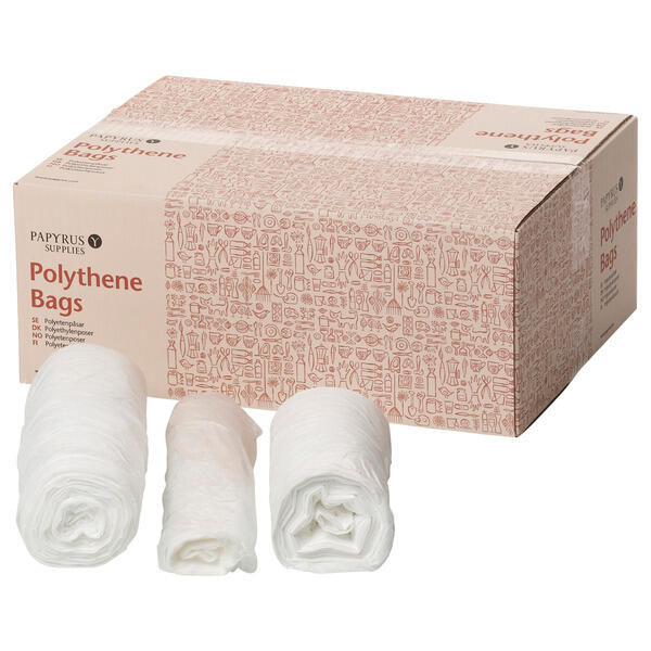 Plastpåse KBM HD Vit 7my 50L 50st/rl Plastpåse KBM HD Vit 7my 50L 50st/rl