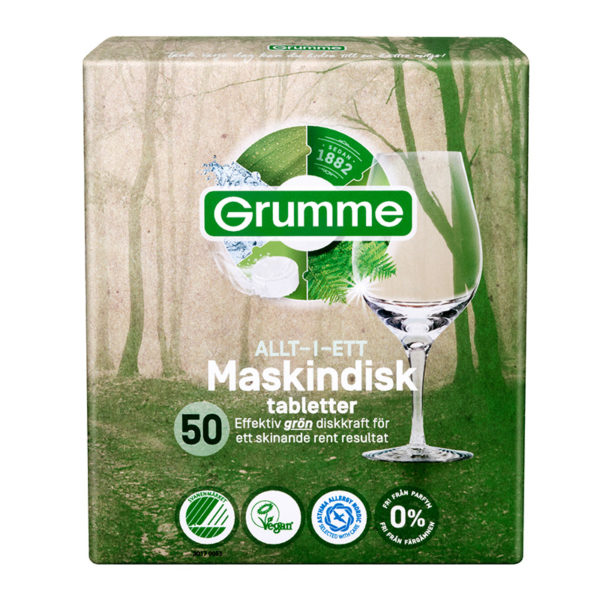 Maskindisktabletter Grumme 50st