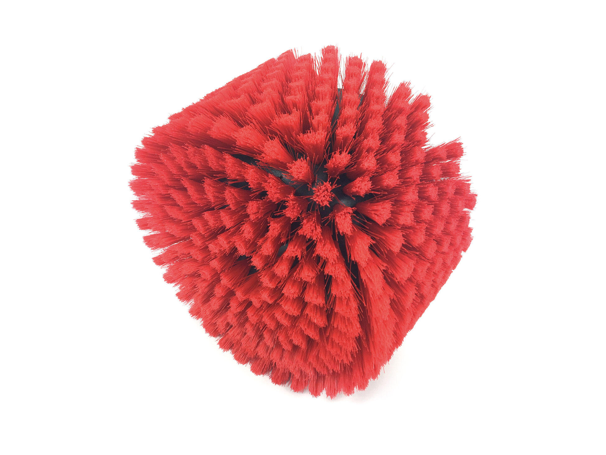 Kantborste Motor Scrubber Röd