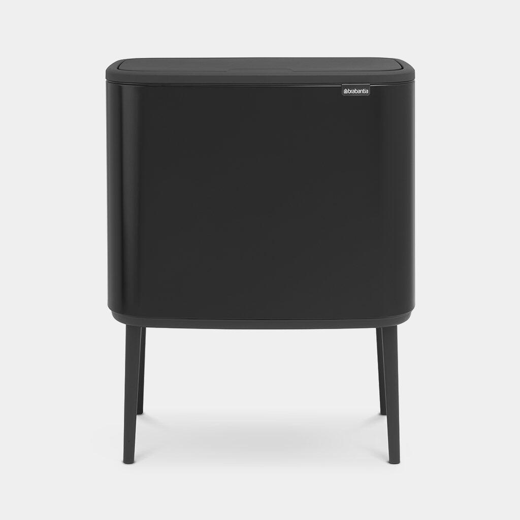 Avfallskärl Brabantia Bo Touch Bin Matt Svart 3x11L