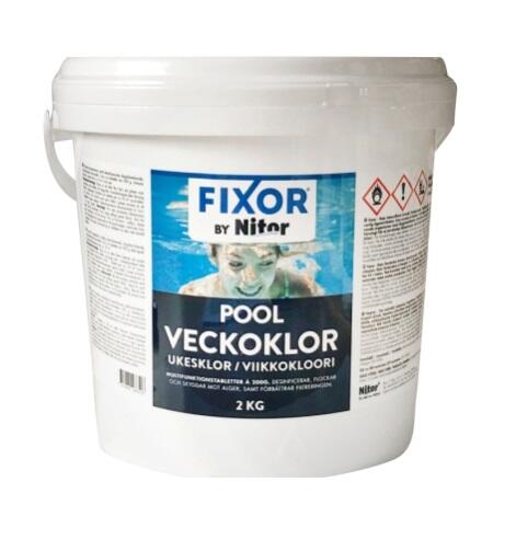 Veckoklor Fixor by Nitor för Pool 2kg