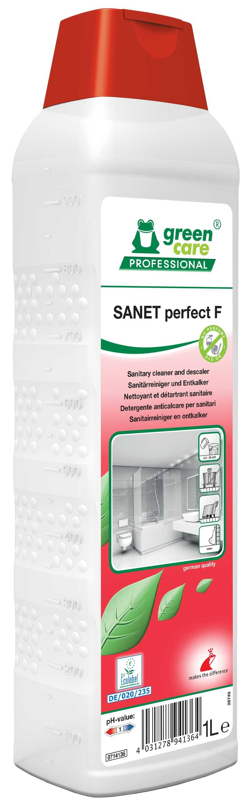 Sanitetsrent Green Care Sanet Perfect F 1L