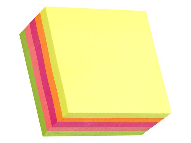 Notisblock Nordic Brands Standard Kub Neon 76x76mm 450blad