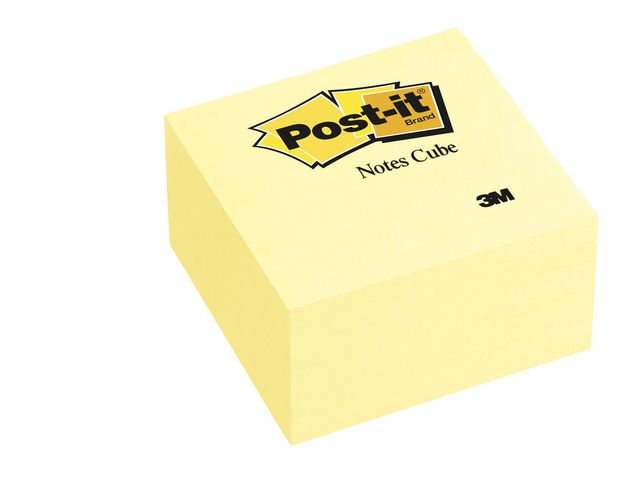 Post-it Kub 76x76 mm blå/vit