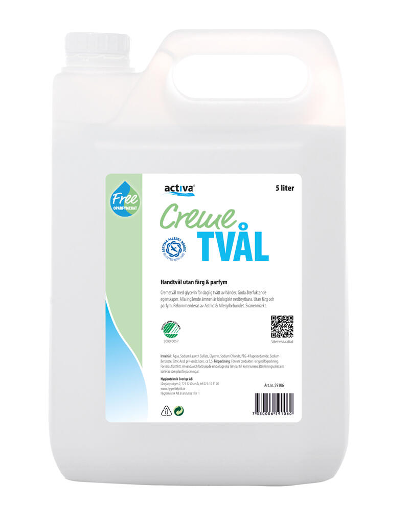 Cremetvål Activa Refill Free 5L