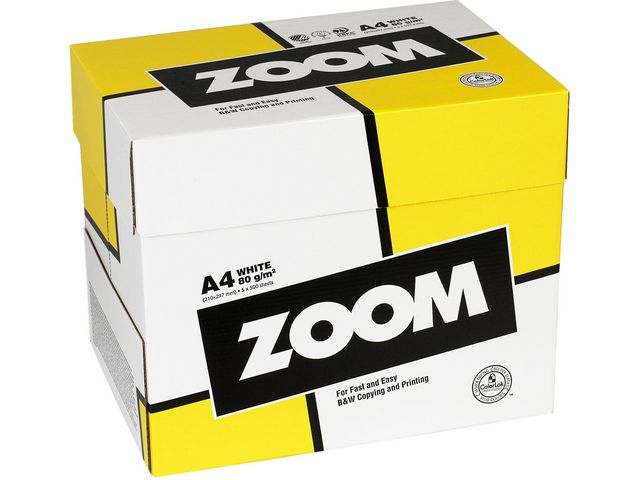 Kopieringspapper Zoom 80g 5x500st
