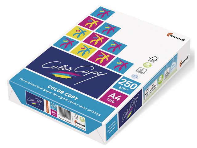 Kopieringspapper Color Copy Ohålat A4 250g 125st