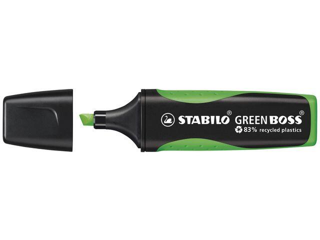 Överstrykningspenna Stabilo Green Boss Grön