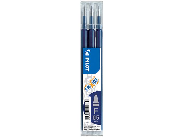 Patron Pilot Frixion Svart-Blå 0.5mm 3st