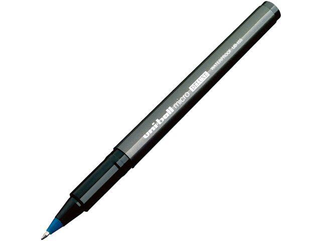 Bläckkulpenna Uni-Ball Deluxe 155 Blå 0.5mm