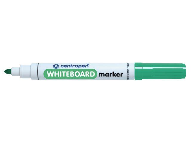 Whiteboardpenna Centropen Rund Grön