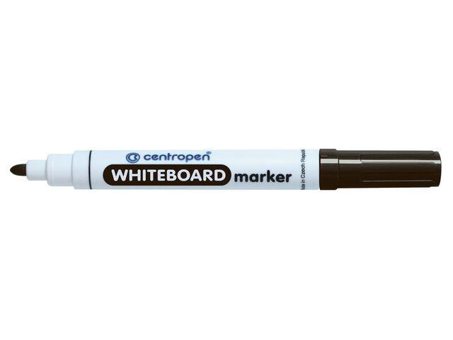 Whiteboardpenna Centropen Rund Svart