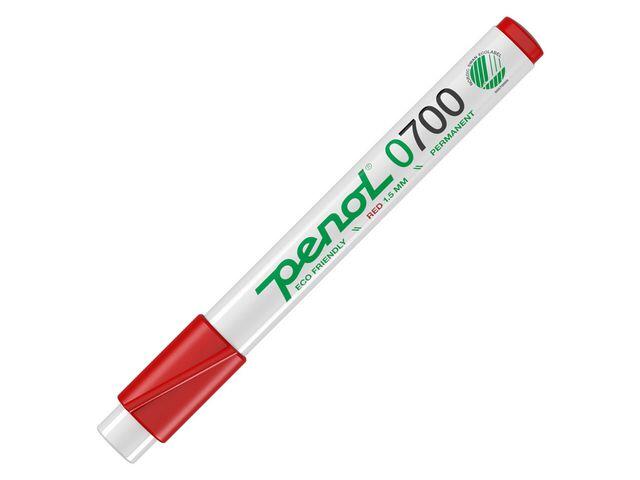Märkpenna Penol 0-700 Permanent Röd 1.5mm