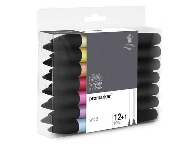 Märkpenna Winsor & Newton Promarker Fine/Broad 12st