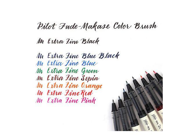 Finelinerpenna Pilot Brush Pen Brun