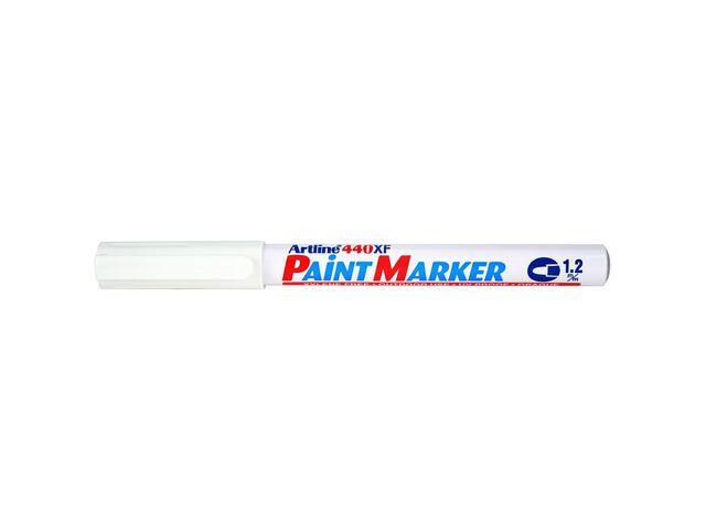 Märkpenna Artline Rund 440XF Paint Vit