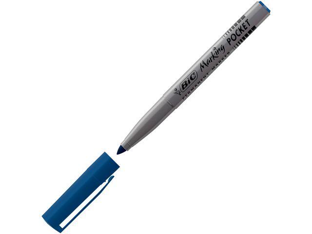 Märkpenna Bic Marking 1445 Pocket Blå