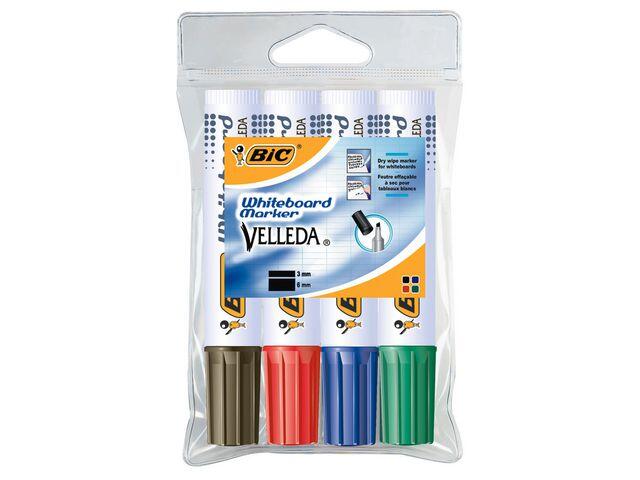 Whiteboardpenna Bic Velleda 1781 4st