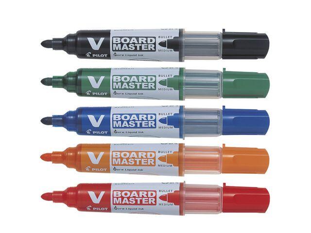 Whiteboardpenna Pilot Begreen V Board Rund 5st