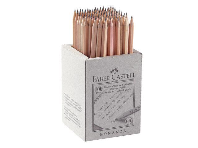 Blyertspenna Faber Castell Opolerad HB 100st