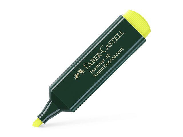 Överstrykningspenna Faber Castell Gul