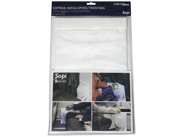 Papperskorgspåse Sopi Polynova Startkit 50st