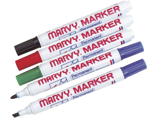 Märkpenna Marvy 482 B VF Rund Svart